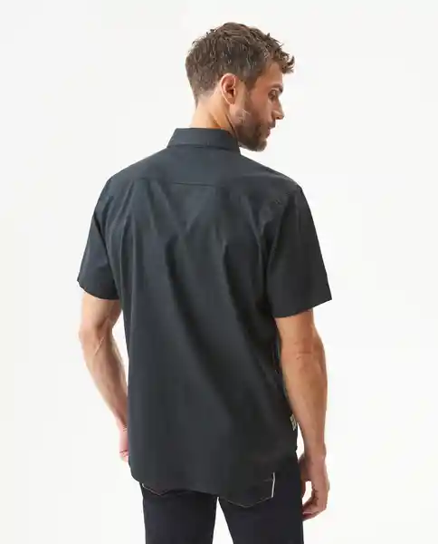 Camisa Pockets Negro Sombrio Ultraoscuro Talla S Chevignon