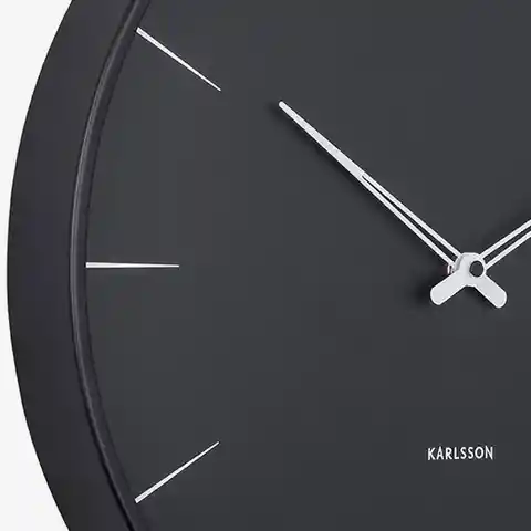 Present Time Reloj Pared Lure Negro