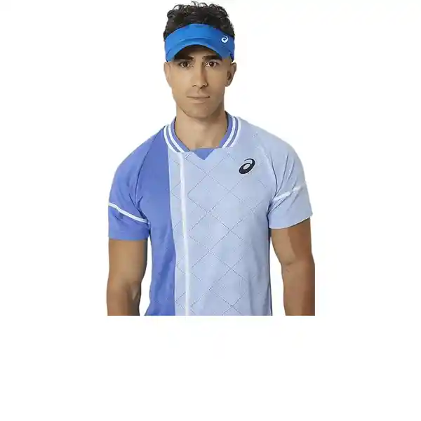 Asics Gorra Visor Para Unisex Azul Talla: XS