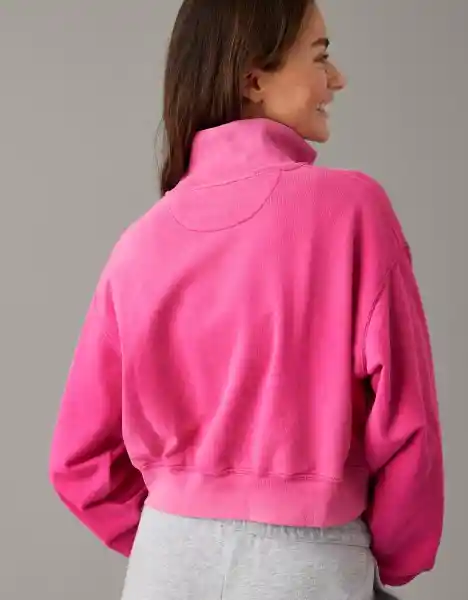 Buzo Mujer Rosa Talla X-Small American Eagle