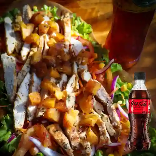 Combo Chicken Salad + Coca Cola Sin Azúcar 400 ml