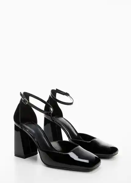 Zapatos Fina Mujer Negro Talla 41 Mango