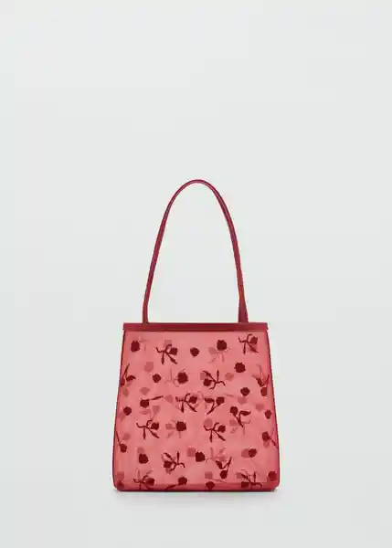 Bolso P Navarro Rojo Talla 99 Mujer Mango