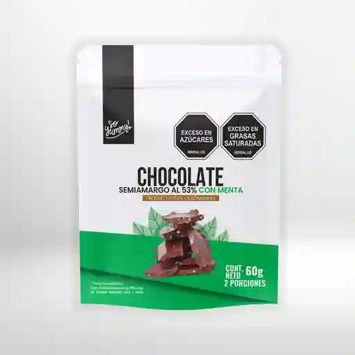 Miniso Snack Chocolate Semiamargo 53% Menta 60 g