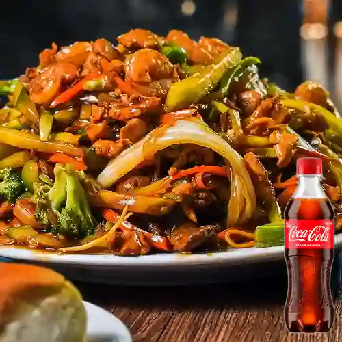 Combo Arroz Chino&Chop Suey +Cocacola Orig 400ml