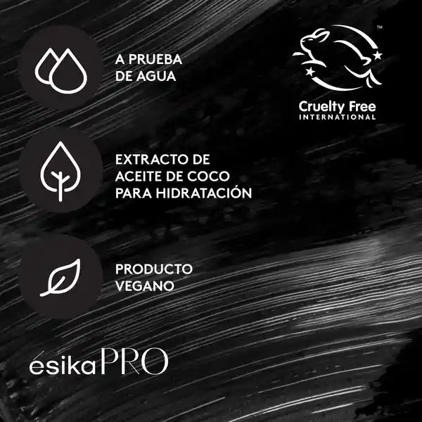 Máscara de Pestañas Mega Multi Benefit Negro Ésika