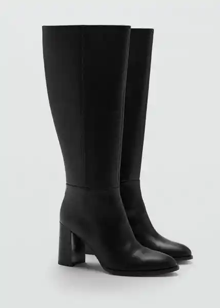 Botas Follow Negro Talla 36 Mujer Mango