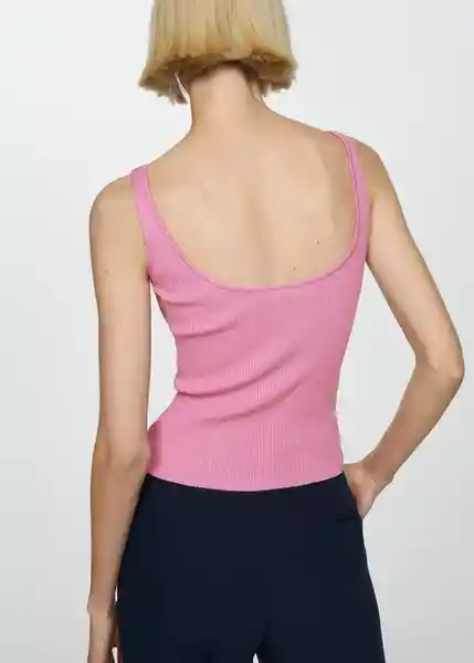 Top Gymnasti Rosa Light Talla M Mujer Mango