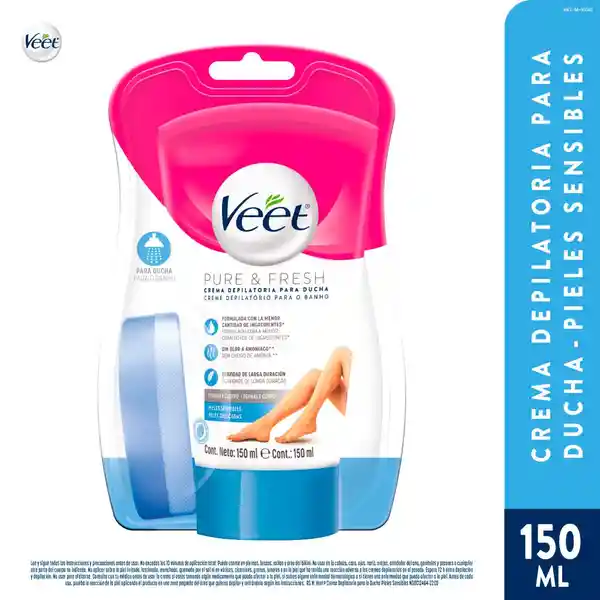 Crema Depilatoria Veet Ducha Piel Sensible