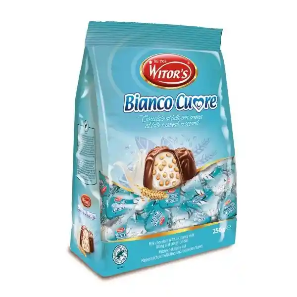 Witors Chocolate Blanco Corazón Relleno