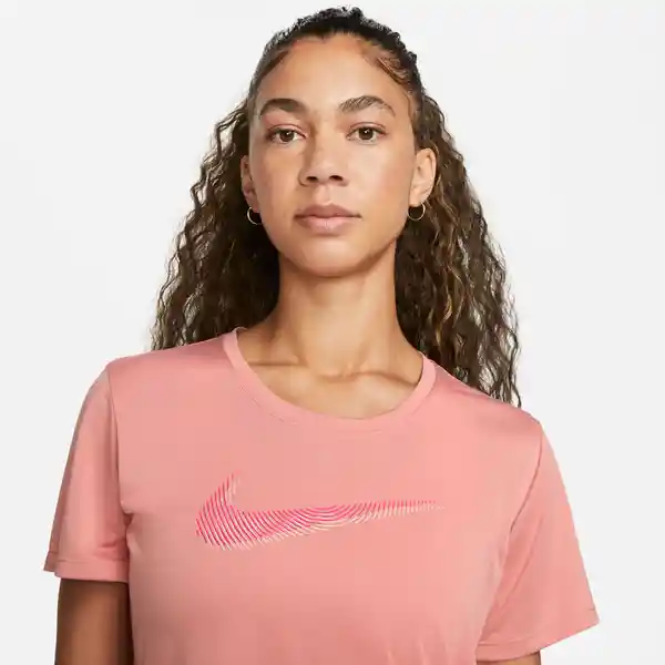 Nike Camiseta W Df Swoosh Hbr Top Rosado T. L Ref: FB4696-618