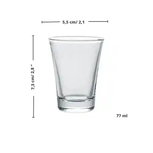 Cristar Copa Shot Soder 3.75 oz