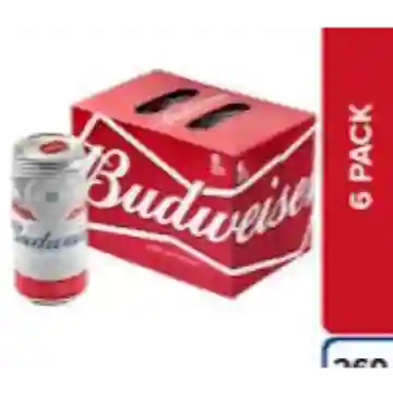 Budweiser Sixpack Lata 269 ml