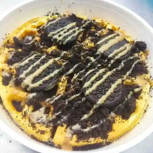 Waffle de Oreo