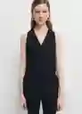 Pantalón Jordan Negro Talla 36 Mujer Mango