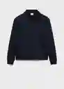 Sudadera Bono Navy Talla M Hombre Mango