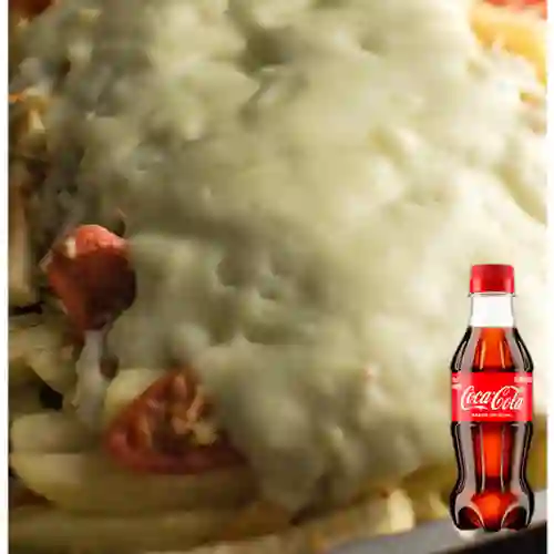 Combo Salchipapa + Coca Cola Original 250ML