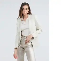 Blazer Casual Mujer Caqui Talla L Chevignon