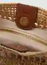 Bolso M Sifnos Cuero Talla 99 Mujer Mango