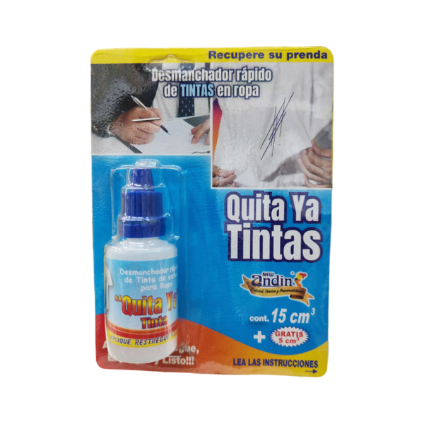 New Andin Desmanchador Liquido Quita Tinta 15 ml