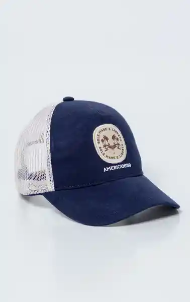 Gorra Unisex Azul Talla M 752G507_AZU194023 Americanino