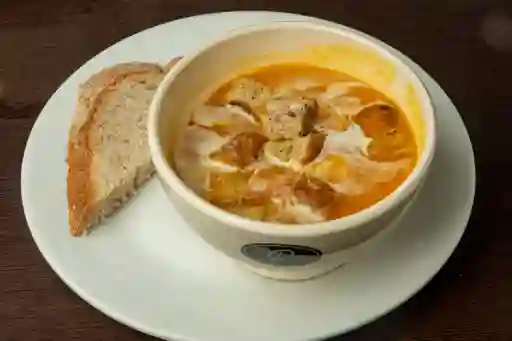 Sopa Ahuyama con Leche de Coco
