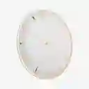 Present Time Reloj de Pared Mecanismo Silencioso Sienna Blanco
