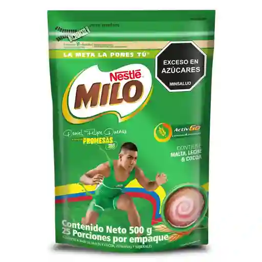 Modificador de leche MILO a base de malta y cocoa x 500g