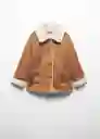 Abrigo Marion Camel Talla 71 Niña Mango