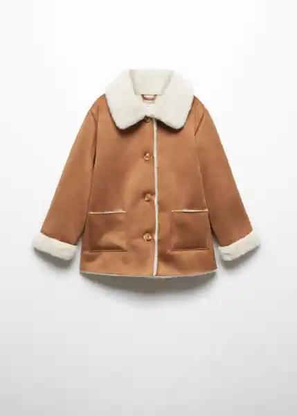 Abrigo Marion Camel Talla 71 Niña Mango