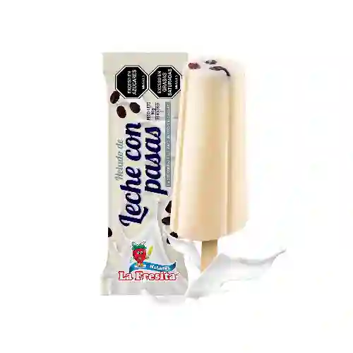Paleta Turrón Leche Pasas