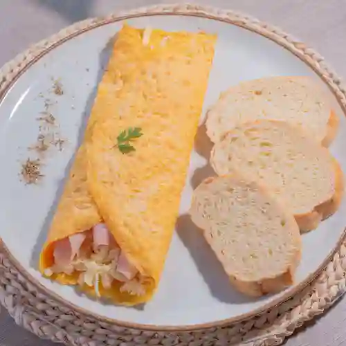 Omelette Jamón y Queso