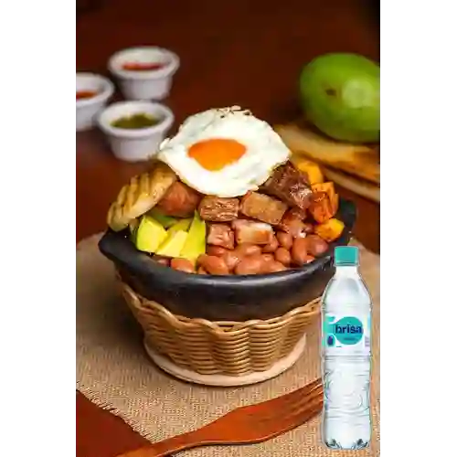 Combo Santa Frijolada + Brisa Sin Gas 600ML