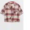 Camisa de Pijama Rojo Talla: X-SMALL American Eagle