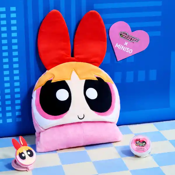 Manta Con Capucha Bombón Serie Las Chicas Superpoderosas Miniso