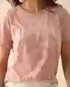 Camiseta Rosa Melón Claro Talla S 101G102 Esprit