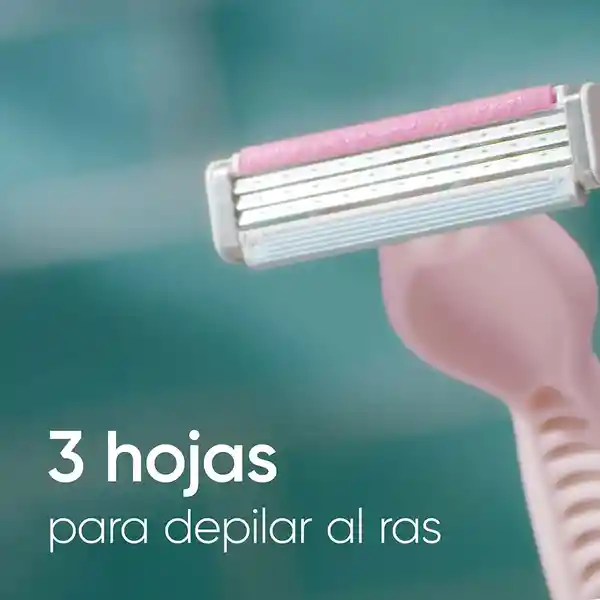 GILLETTE Venus Suave Cuchilla de Afeitar Mujer Depilación Coporal al Ras Máquina de Afeitar Mujer 6 Uds