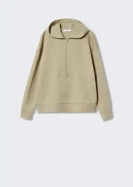 Sudadera Florida Khaki Talla 24 Mujer Mango