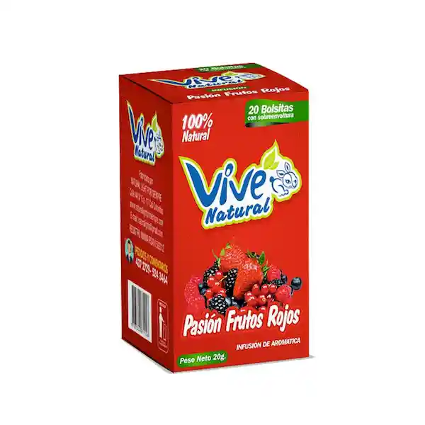 Vive Natural Infusión Aromática Pasión Frutos Rojos