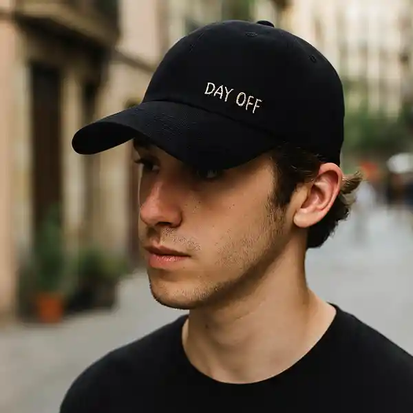 Gorra de Béisbol Day Off Serie Negro Miniso