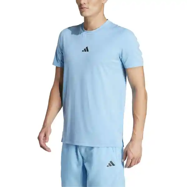 Adidas Camiseta D4t Tee Hombre Azul Talla XL IS3830