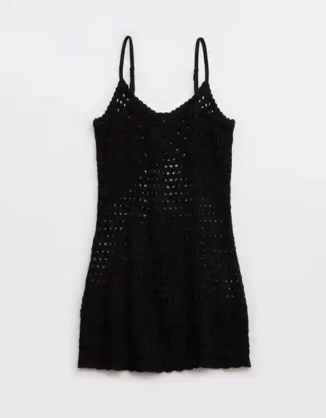 Vestido Aerie Negro Talla Small American Eagle 07121720