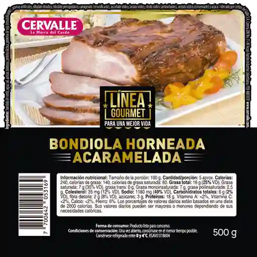 Cervalle Bondiola Horneada Acaramelada