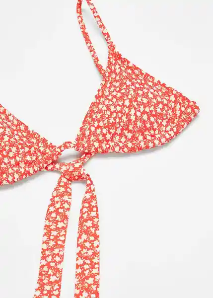 Top Bikini Bondi Rojo Talla M Mujer Mango