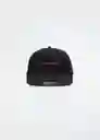 Gorra Cuote Negro Talla 99 Mujer Mango