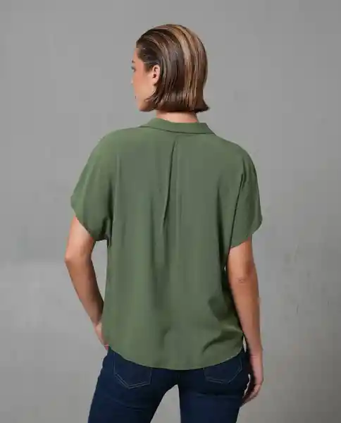 Camisa Mujer Verde Talla L 210G050_VER190414 Rifle
