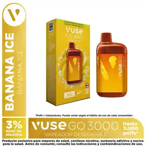 Vuse Go 3000 Banana Ice 34Mg