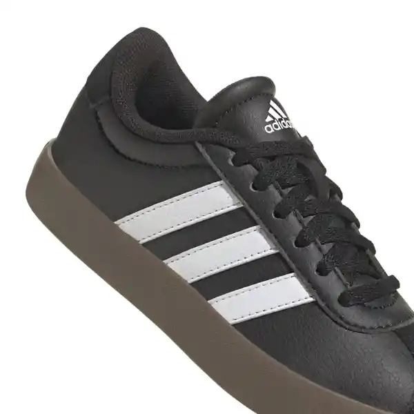 Adidas Zapatos Vl Court 3.0 K Niño Negro Talla 1 Ref: Ie3630