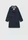 Saco Trench Gabriela Navy Talla 13 Niñas Mango