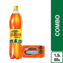 Combo Chocorramo Tajada 65 g x 5 Und + Colombiana 1.5 L